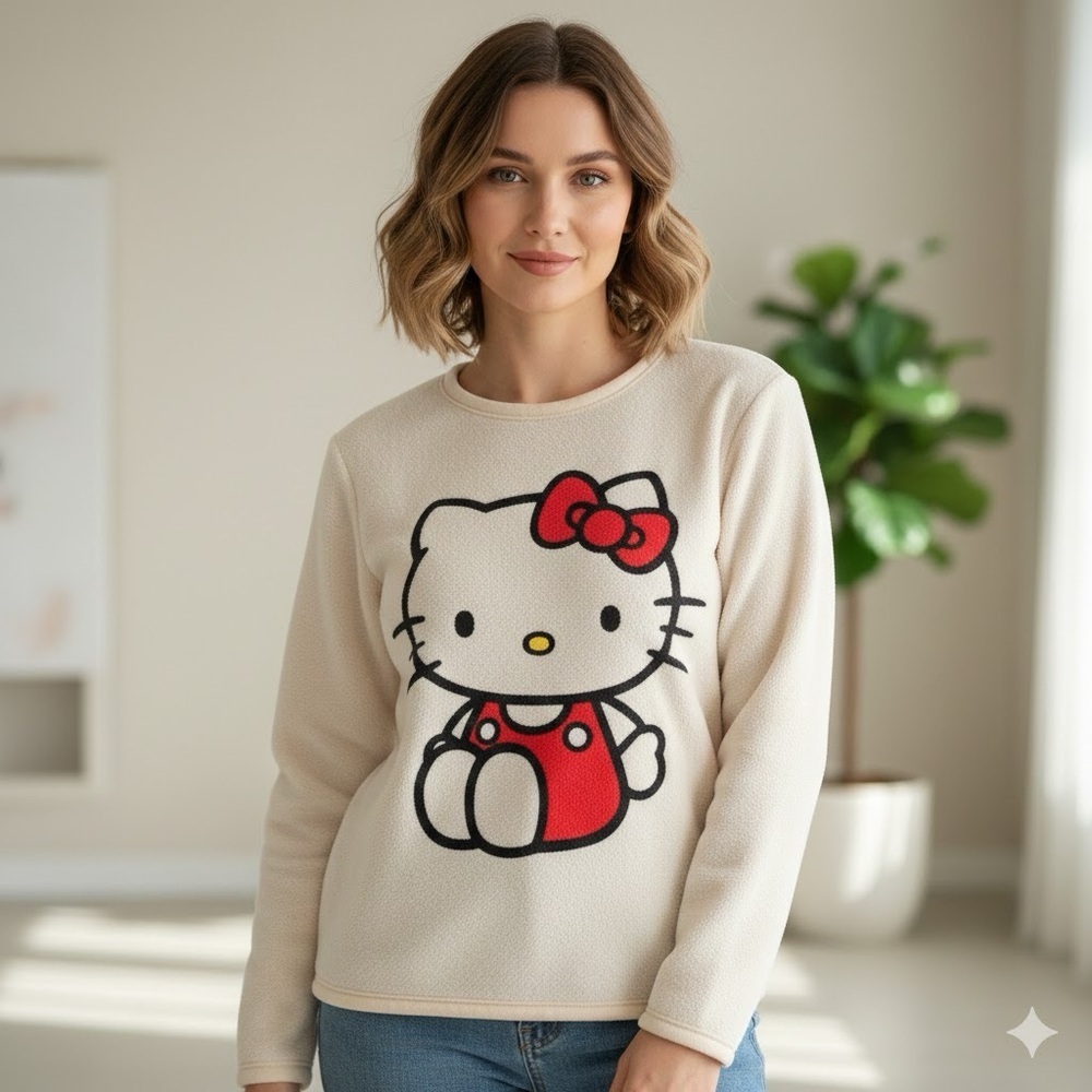 New in box Hello Kitty Soft fleece top.